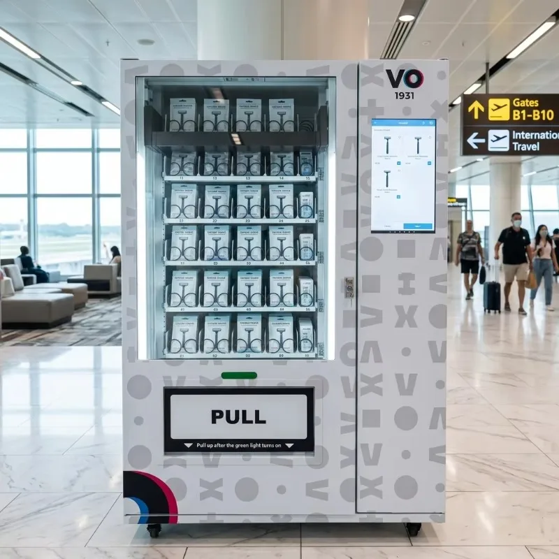 Small Snack & Drink Vending Machine Automatic Combo Beverage Vending Machine For Business Indoor Cold Hot Drinks Vending Device