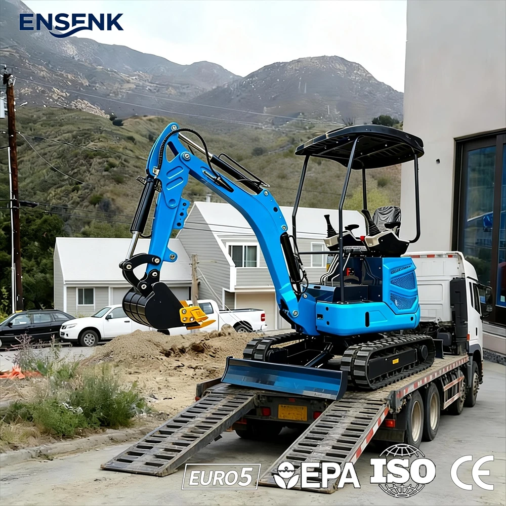 

Mini Excavator 1.5Ton 1.8Ton 2.5Ton Construction 2.0Ton Multifunctional Agricultural CE Epa Euro5 Factory Direct