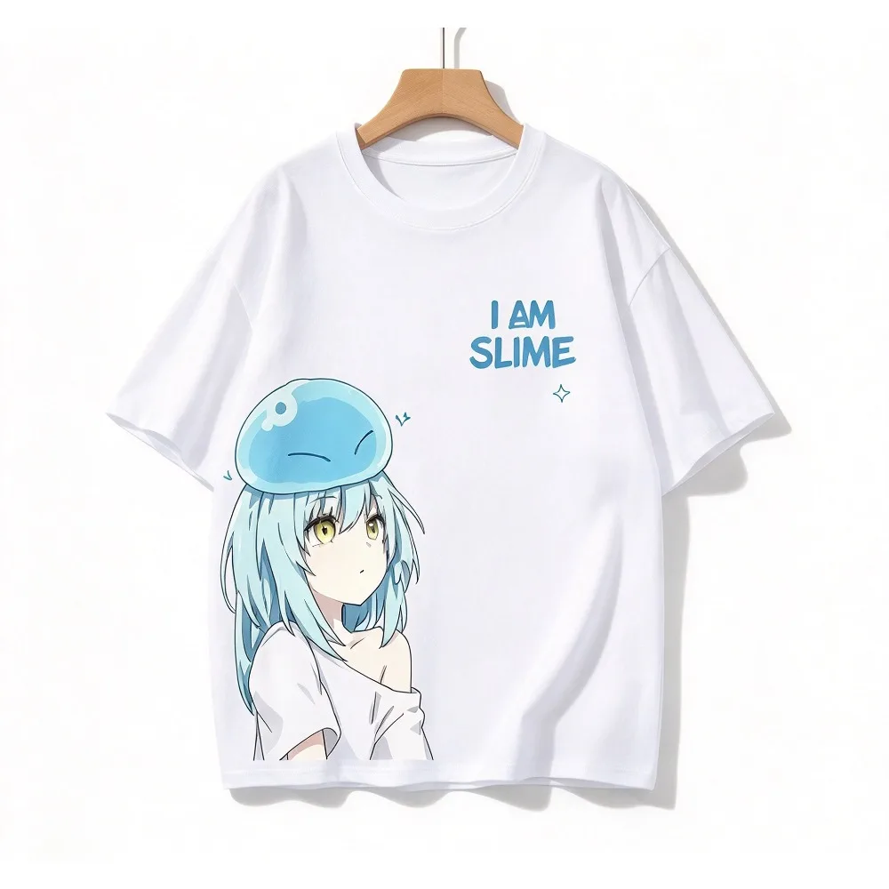 2026 New That Time I Got Reincarnated as a Slime Rimuru Tempest Anime Themed Tops Men Women Vintage Oversized Streetwear T-shirt