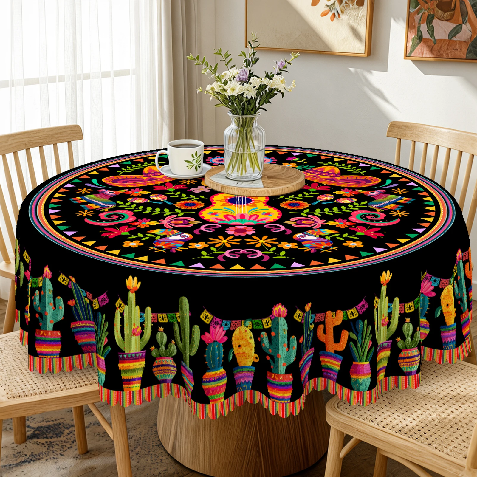 Vibrant Mexican Ethnic Style T - огляд і ціна Camping Outdoor Or Indoor