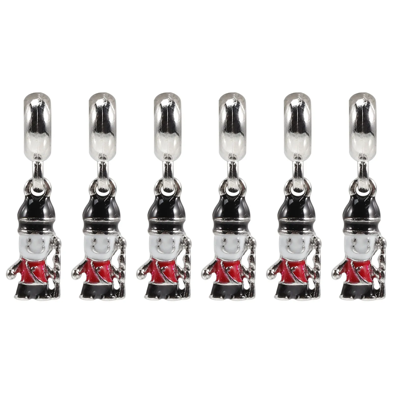 

10pcs Nutcracker Metal Jewelry Pendant Keychain Earring Diy Bracelet Necklace Supplies Small Bulk Trinkets For Crafting Charms