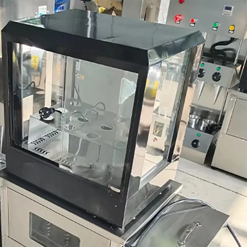 Full Automatic Pizza Cone Making Machine Pizza cone display cabinet