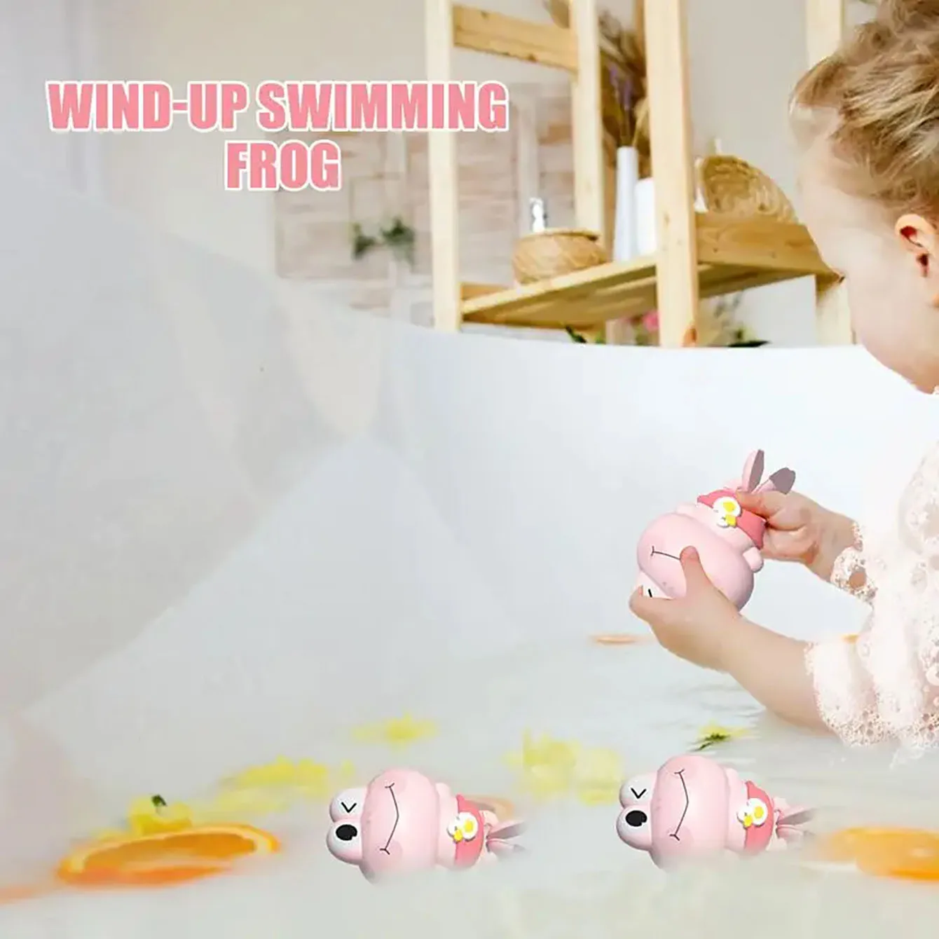 Swimming Frog Toys Interactive Water Games In The Pool And Bathroom Frog Bathtub Toys For Cute Kids Water Fun