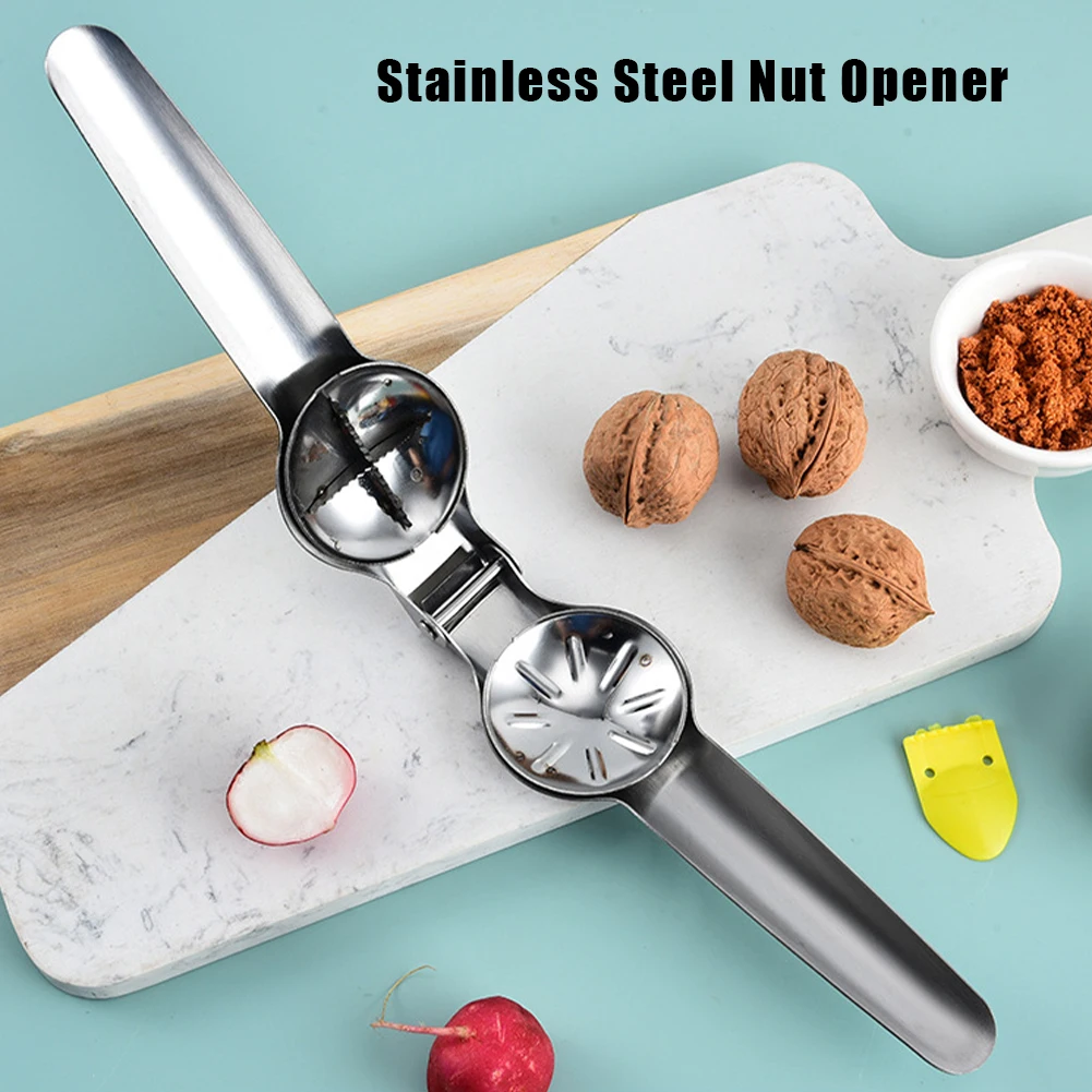 

Chestnut Tongs Stainless Steel Chestnut Cutter Metal Nutcracker Nuts Peeler Chestnut Opener for Walnuts/Chestnuts/Nuts