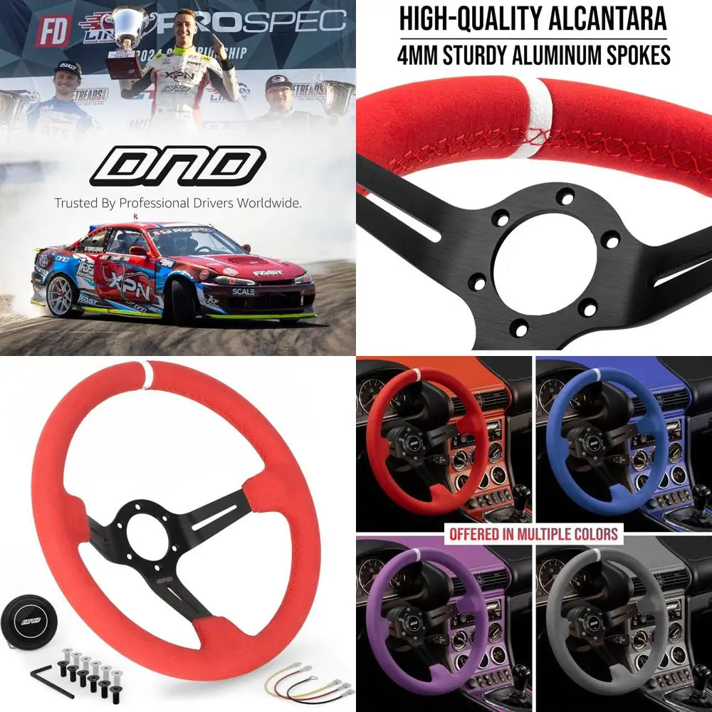 

Полноцветное замшевое гоночное колесо / диаметр 350 мм и глубина 75 мм / узел болта 6x70 мм / замшевое гоночное рулевое колесо с рожковой ягодицей