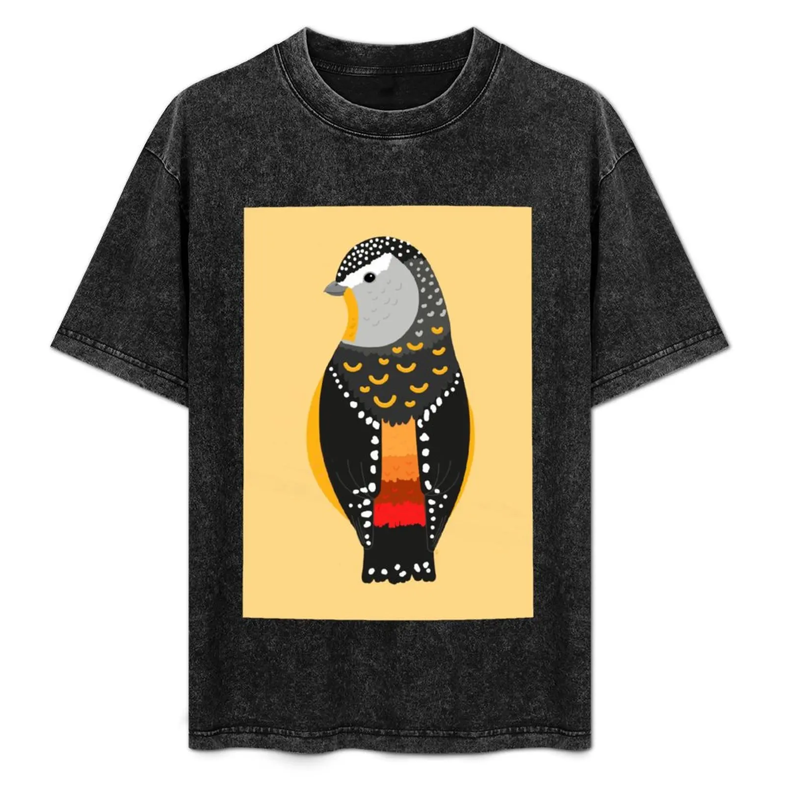 

P for pardalote a.k.a. Diamond bird T-Shirt anime tshirt t shirts for man slim fit T-Shirt