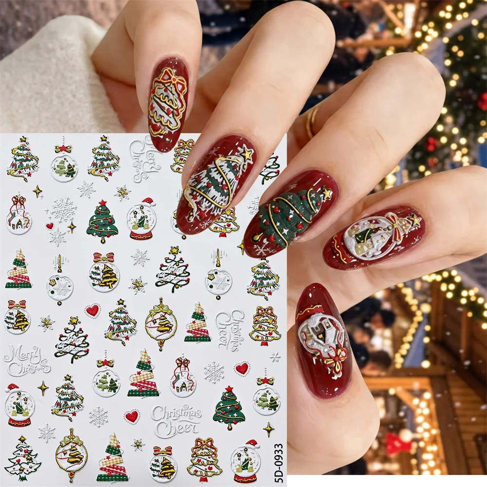 1 unidad, nuevo modelo, pegati - Nail Art Xmas Tree reseña y precio