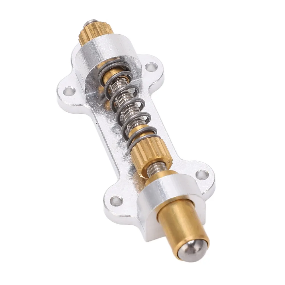 Premium Brass Tremolo Stabilizer With Screws Silver+Golden Guitar Tremolo Stopper Bridge Stabilizer For Electric Guitar