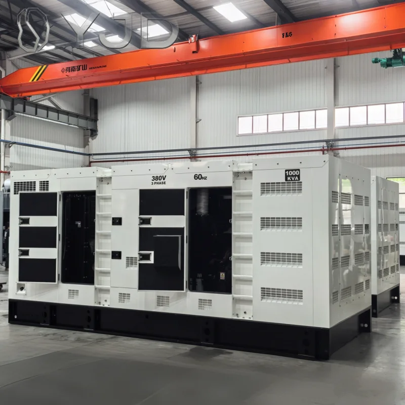 Power Heavy Generator 800kw 3 Phase Diesel Generator Genset 1000kva Cummis Power Generator 1000kva