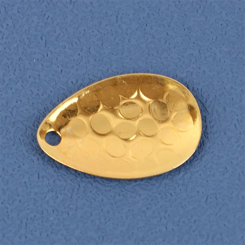 20Pcs Angeln Spinner Klingen Metall Waterdrops Form Löffel Plaice Für Tackle Handwerk Köder Werkzeug Locken DIY Harten Köder zubehör – Detail 6