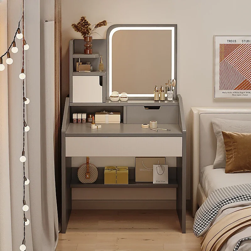 

Dresser, bedroom, minimalist modern dressing table, dressing table with make-up mirror