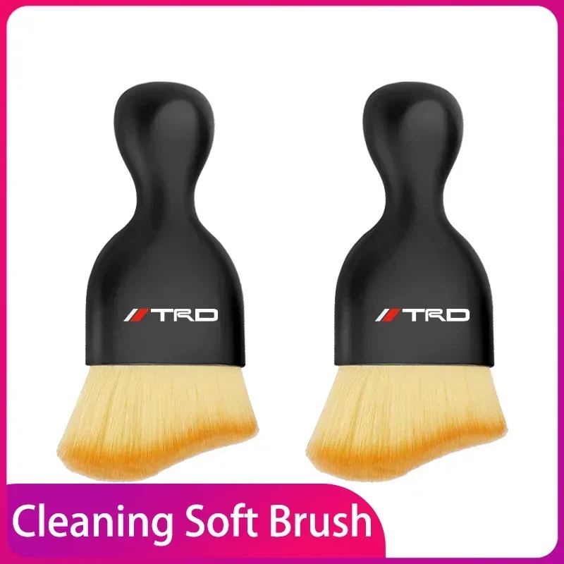 

Car Air Conditioner CleaningBrush Car Air Outlet CreviceDust Removal For Toyota TRD Logo Corolla Chr Avensis Yaris Camry Racing