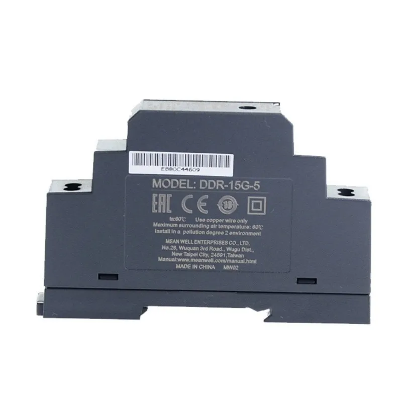 MEAN WELL DDR-15G Series DDR-15G-3.3 DDR-15G-5 DDR-15G-12 DDR-15G-15 DDR-15G-24 DIN rail type DC-DC converter