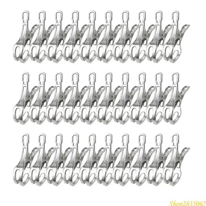 

30Pcs Sturdy Pool Cover Clip Stainlesses Steel for Secure Winds Protective 831F