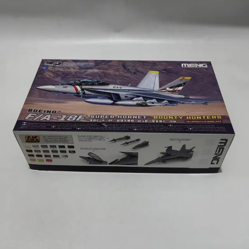MENG LS-016 ESCALA 1/48 Boeing F/A-18F Super Hornet VFA-2 Bounty Hunters Kit de modelo de plástico