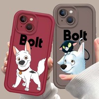 Disney Bolt Cool Anime For Apple iPhone 16 15 14 13 12 11 Pro Max Plus Eye Ladder Soft TPU Silicone Cover Phone Case