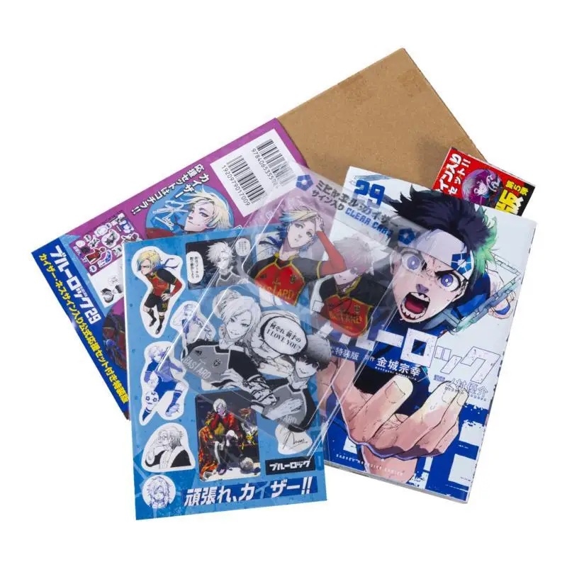 Blue Rock Edición Especial 29 Kaiser Ness firmado con conjunto de soporte oficial Kinjo Soyuki Kodansha 9784065355084 Libro
