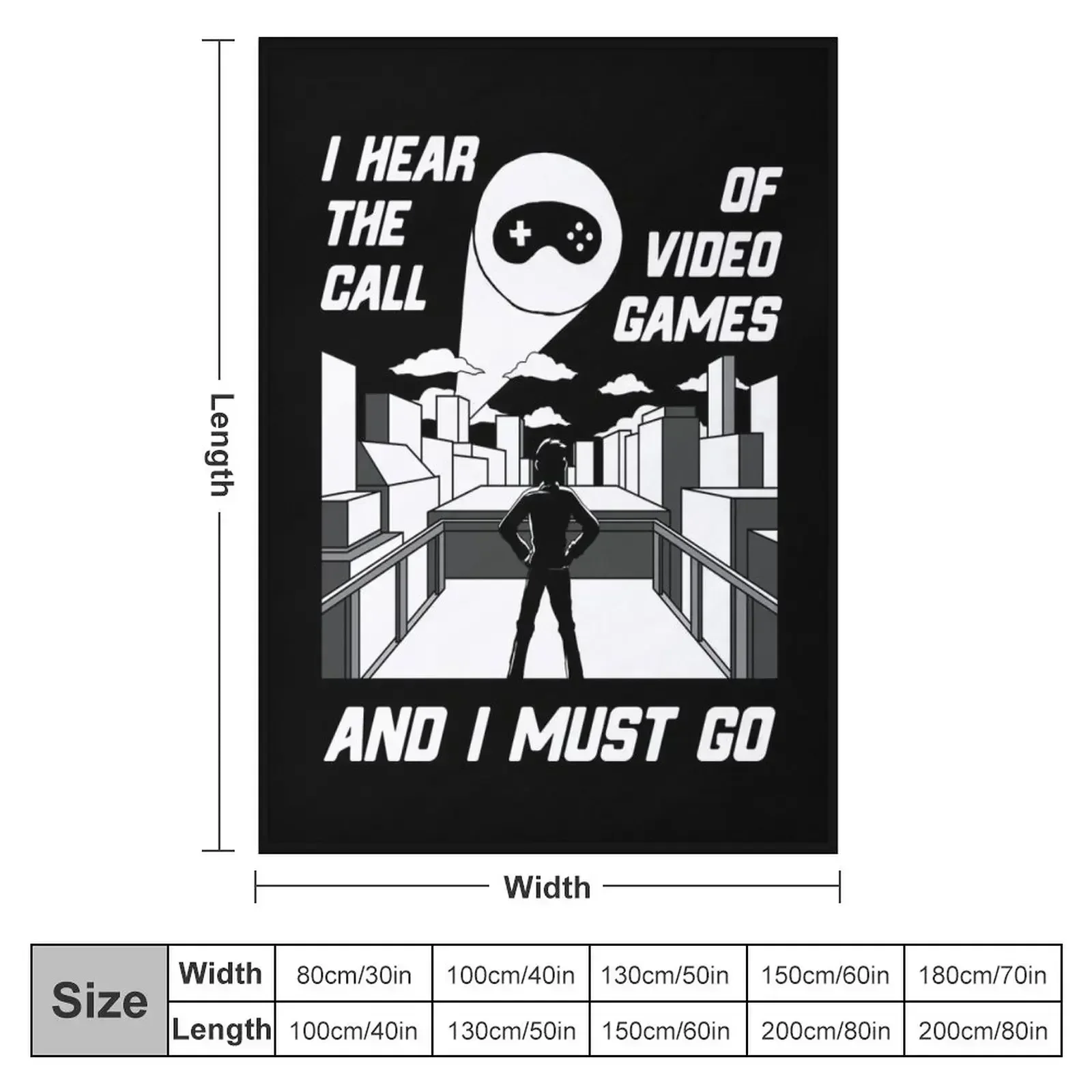 Boy Gamer Video Games Calling Boy Gamers Gift Throw Blanket couch cozy soft plush fuzzy picnic outdoor blanket