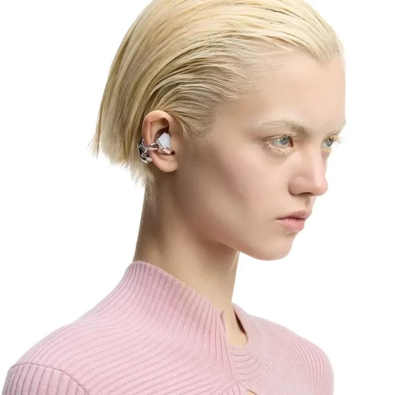 

OF HUNGER OHClip E-gems OWS Беспроводные наушники с динамическим приводом 13 мм 2 микрофона ENC Двойные чипы AI Ушной крючок Модные аксессуары для девочек