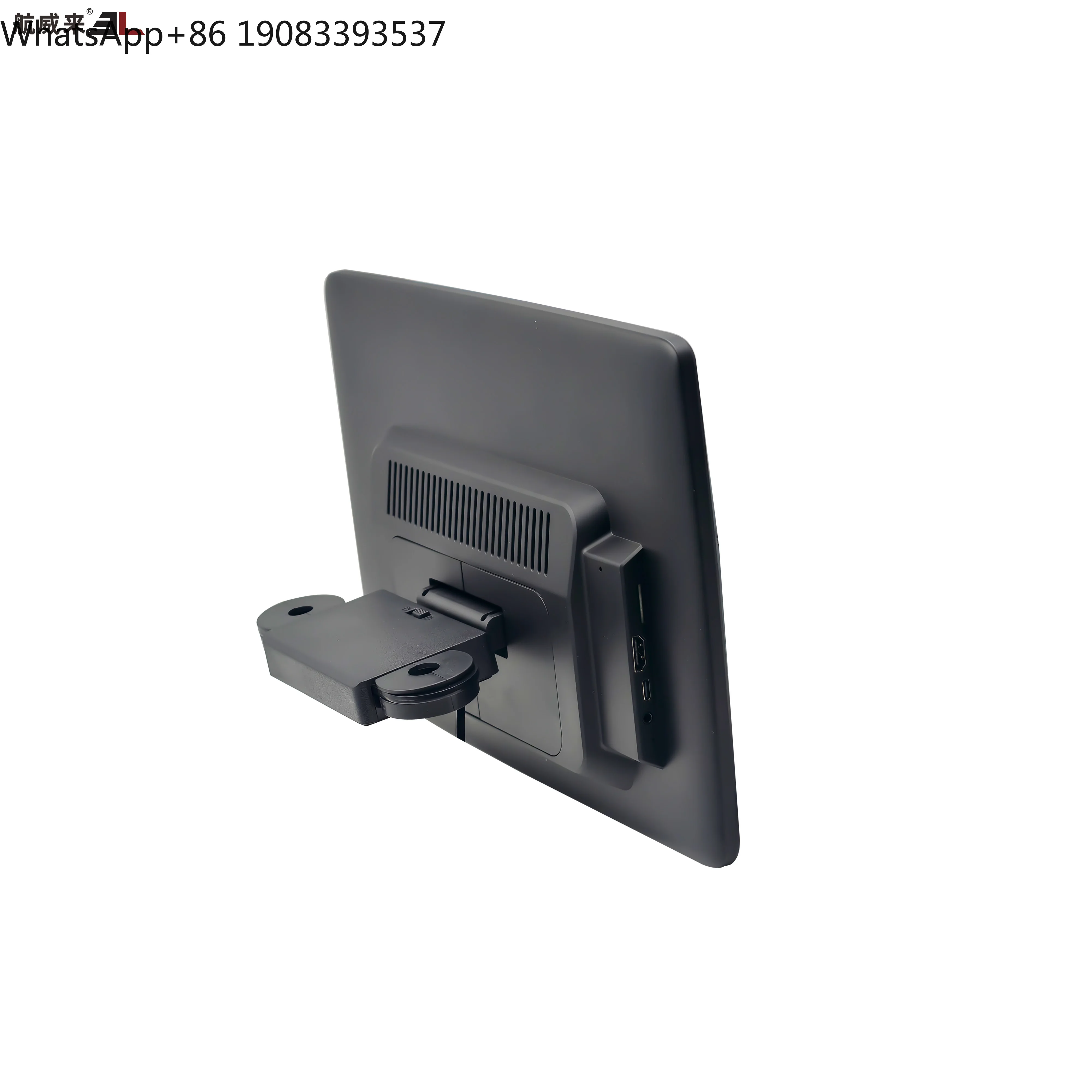 Universal 13.3 Inch IPS Touch Screen Car Headrest Monitor Android 12 Rear Seat Entertainment System USB TV Stereo Compatible