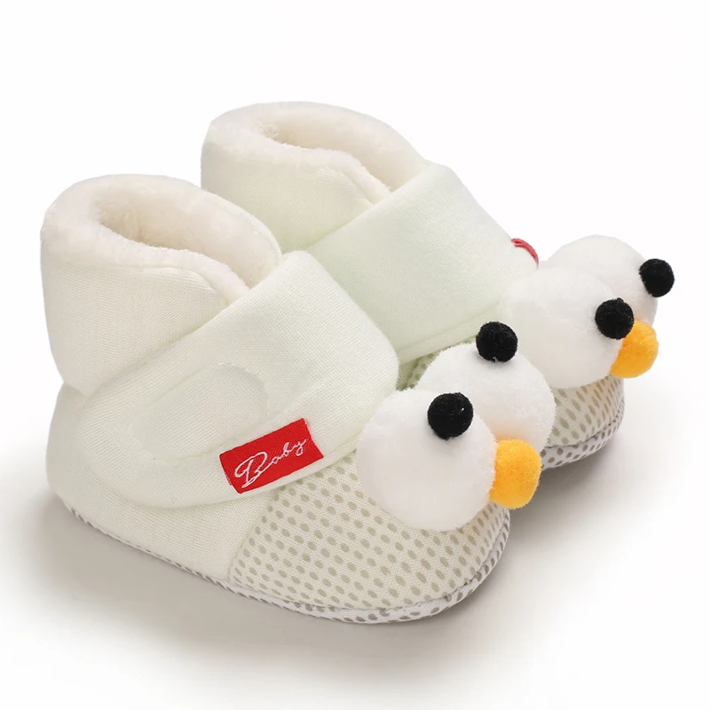 Cute baby cotton shoes newborn soft soled warm walking boots 0-1 years old