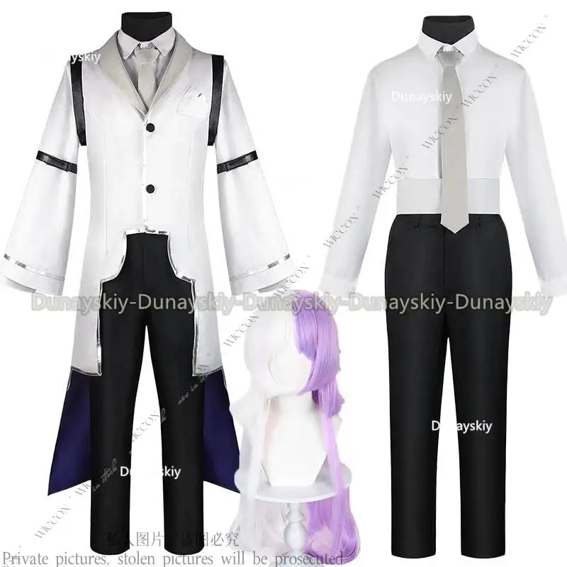 

Sigma Cosplay Costume Anime BSD 4th Sigma Trench Uniform Suit For Halloween Comic Con Sigma Outfits