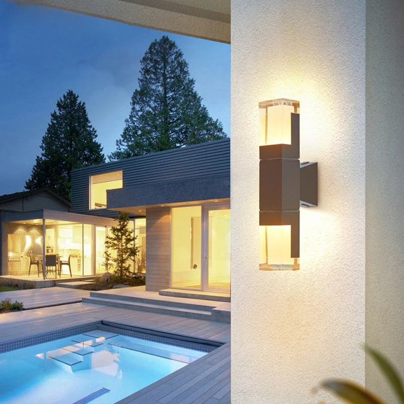 

Outdoor wall lamp waterproof led wall lamp villa community courtyard stairs corridor balcony lamp