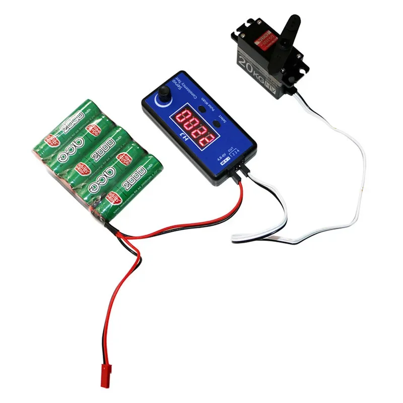 Multi functional server tester RC aircraft model digital analog motor testing electrical adjustment tester three indicator light