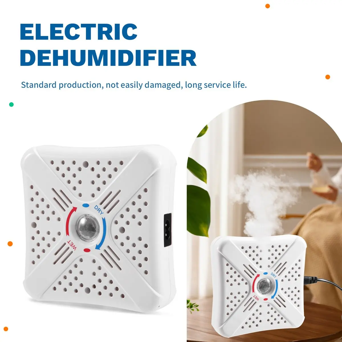 DT81 Mini Electric Dehumidifier Reusable Desiccant 220V 35W Air Dryer US PLUG