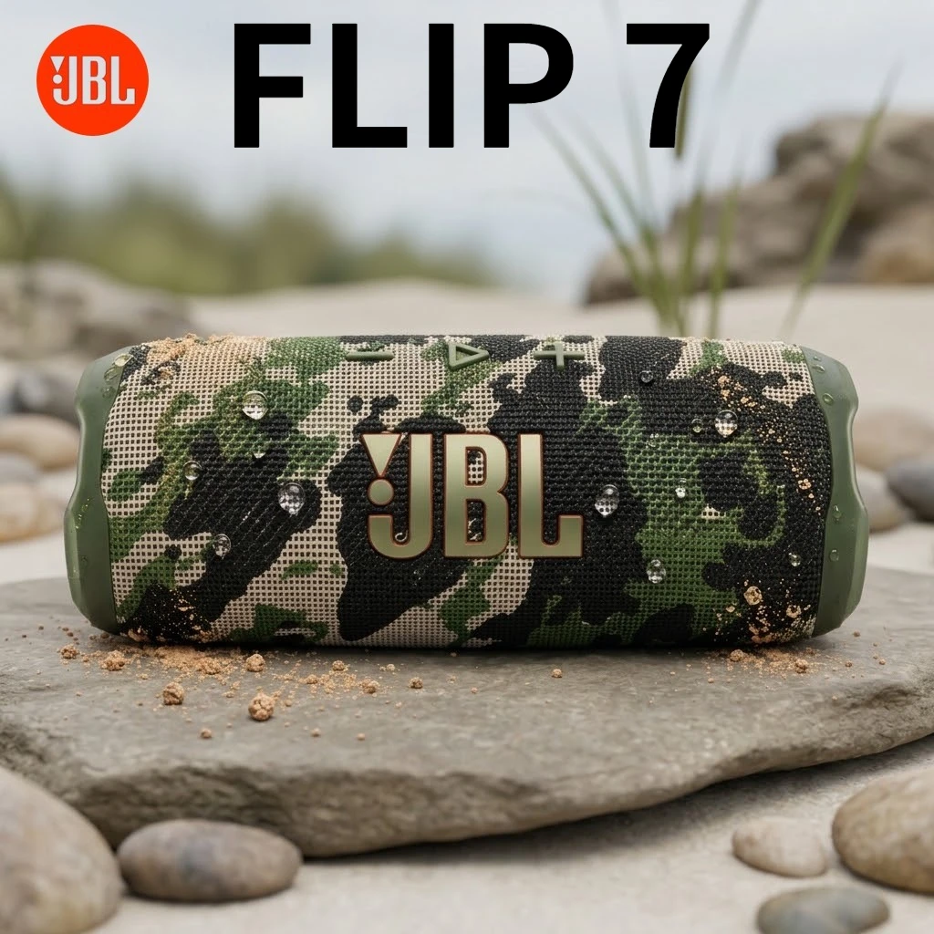 JBL Flip 7 Portable Bluetooth Speaker IP68 Waterproof Pro Sound Boost Deep Bass 16H Playtime Outdoor Travel Beach Party Soundbox