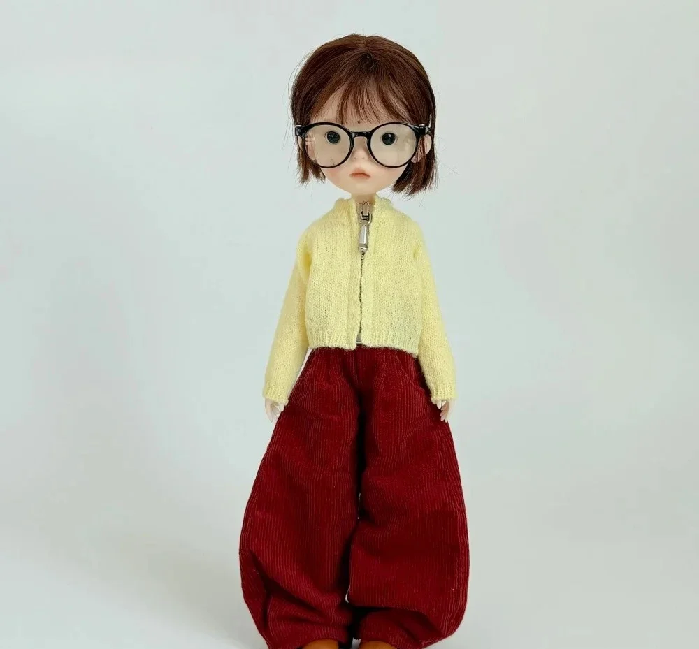 【Ohne Figur】Einfarbige Laternenhose, lange Hose, handgefertigte weibliche Actionfigur-Kleidung, Zubehör für Azone Ob22 Blyth – Detail 7