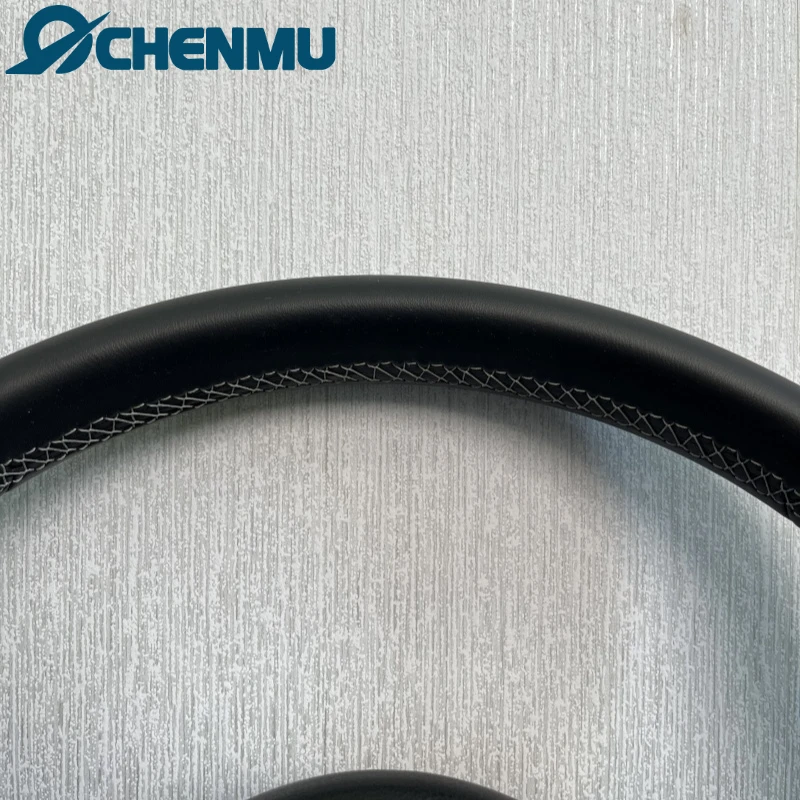 Модернизированный кожаный руль по индивидуальному заказу для Volkswagen VW Polo Golf R 6 7 8 MK6 MK7 GTi Passat B7 B8 Jetta