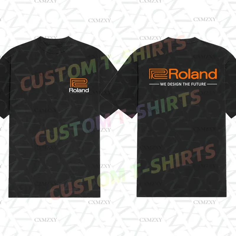 

2026 Men T Shirt Casual New Roland Synthesizer Logo T-shirt Graphic Summer Sports Tops 100% Cotton Streetwear S-3XL Cool Tee