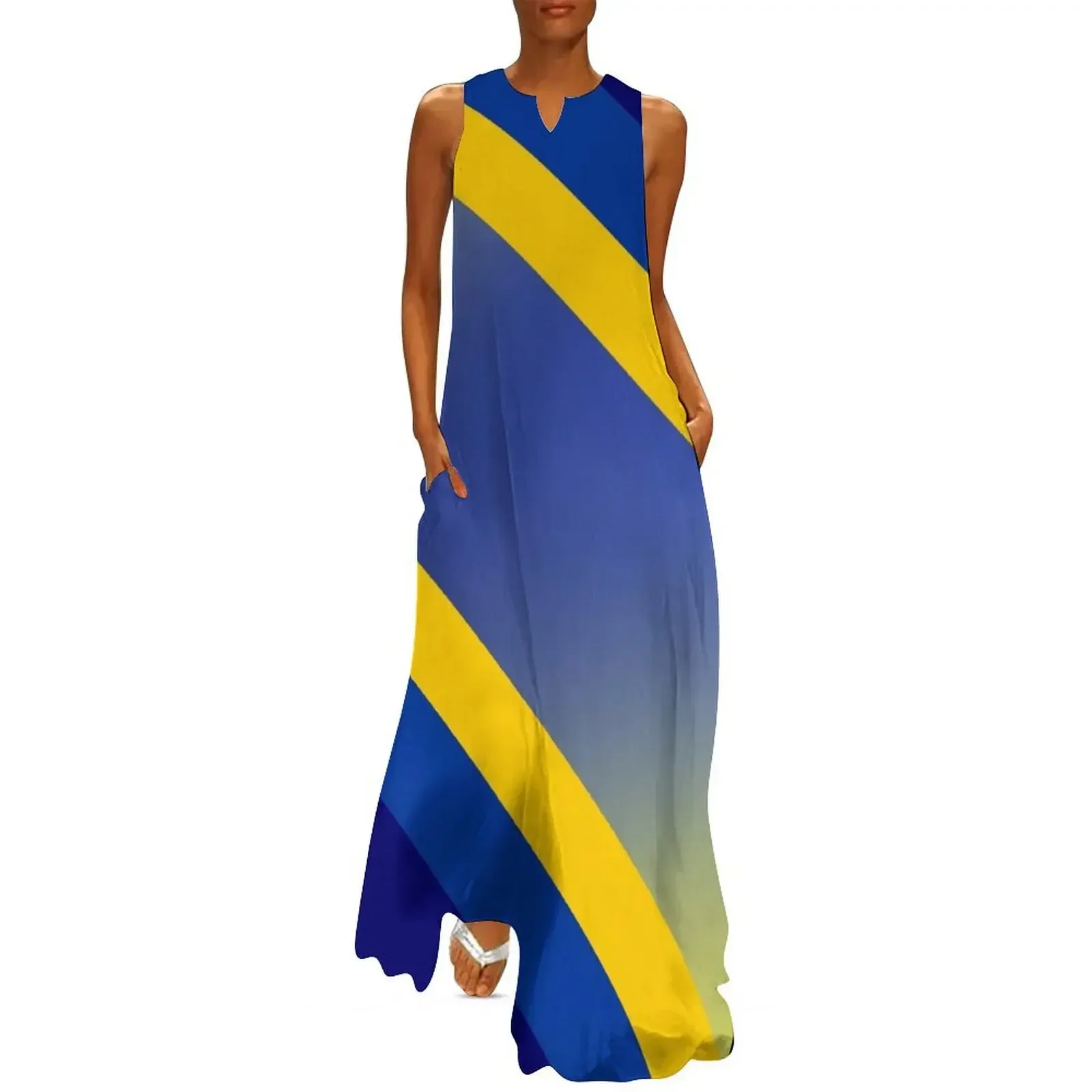 

Maize and Blue Go Blue Michigan Long Dress dresses with long sleeves Elegant gowns dress summer 2025 women Dress