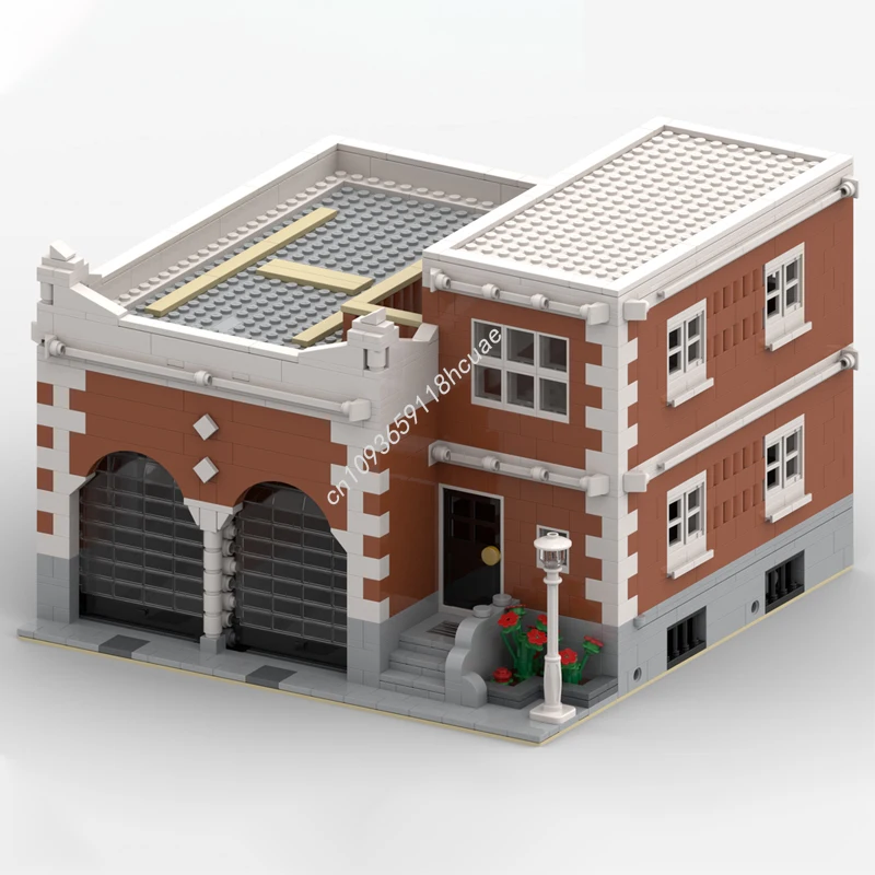 

1391pcs MOC Modular Firestation Educational Model Building Blocks Christmas Gift Challenging Assembly Project DIY for Skilled