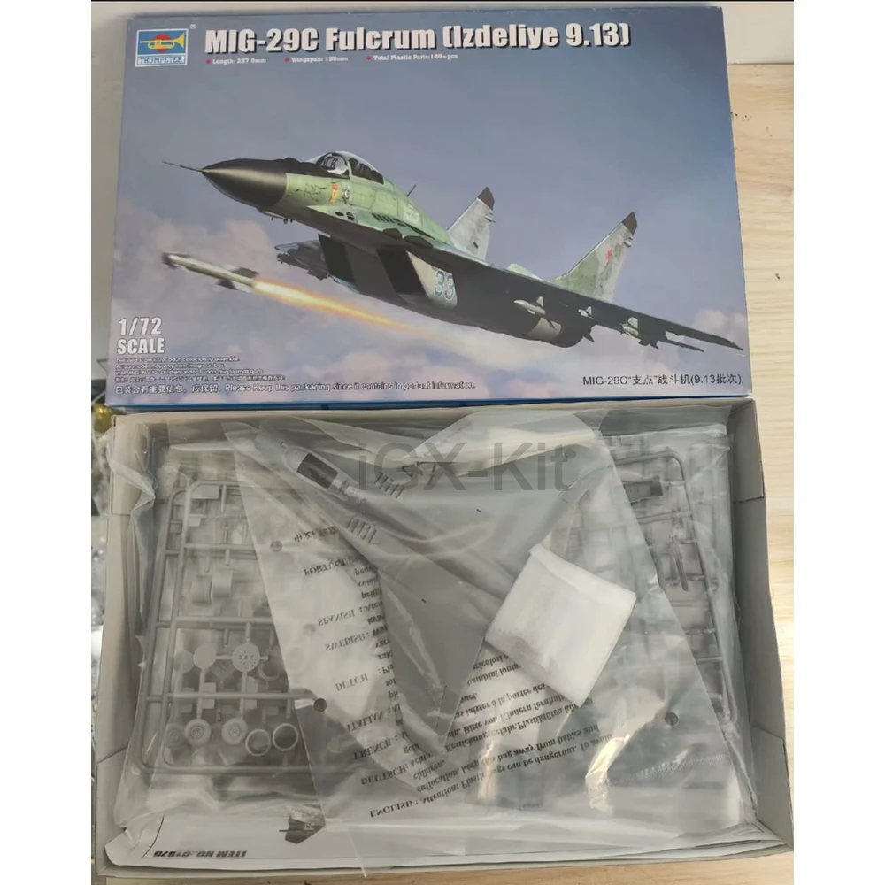 

Trumpeter 01675 1:72 Russian Mig29 Mig-29 MIG-29C Fulcrum Fighter Izdeliye 9.13 Plastic Model Kit