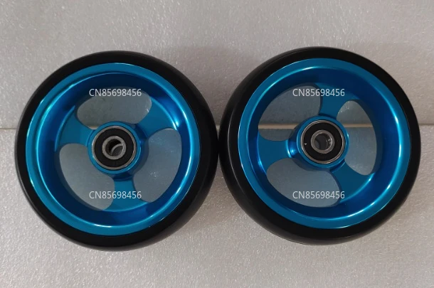 

Sports wheelchair 4 inch front small wheel aluminum alloy wheelchair accessories