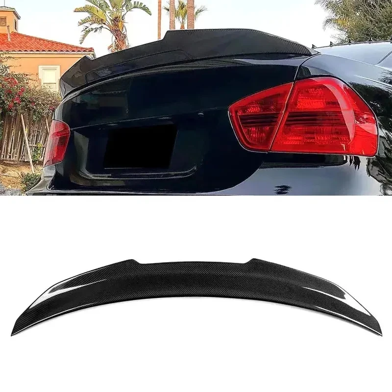 

PSM E90 M3 4 Door 2006-2011 Carbon Fiber Rear Trunk Spoiler 318i 320i 325i 330i Sedan Rear Wing