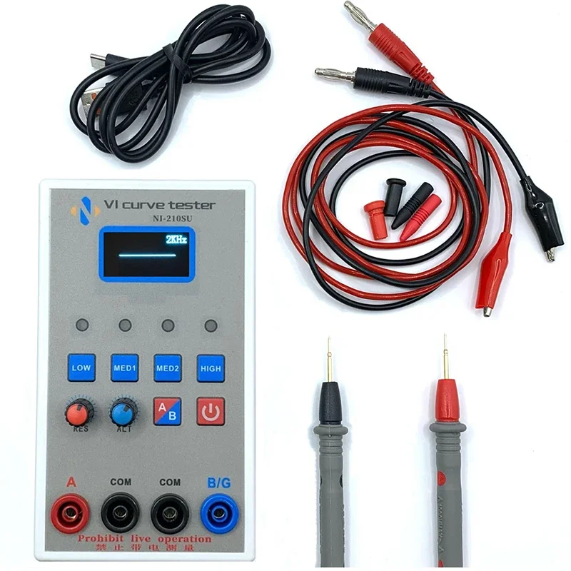 

NI-210SU NI210SD VI Curve Tester ASA Circuit Board Maintenance Tester Dual Channel with OLED Display