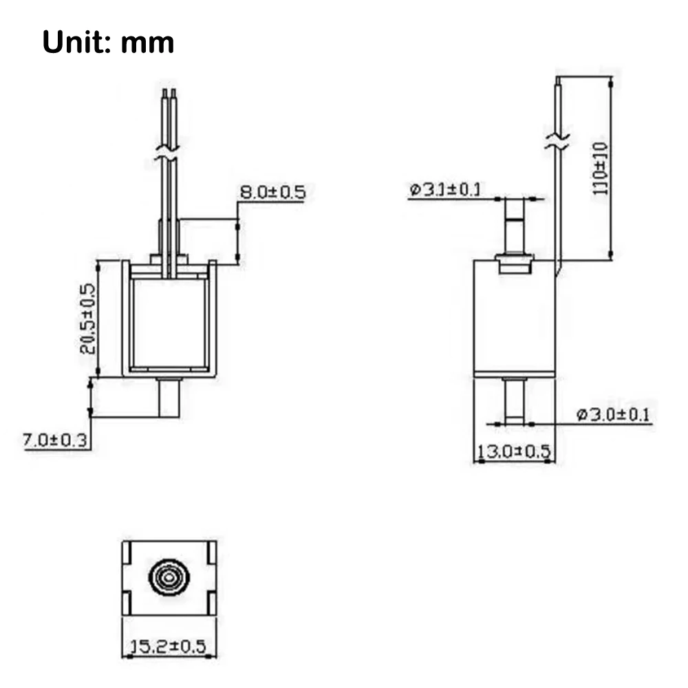 10PCS Small Mini DC 12V Electric Solenoid Water Valve  Normally Closed Air Valve Small Electric Venting Valve N/C Control Switch