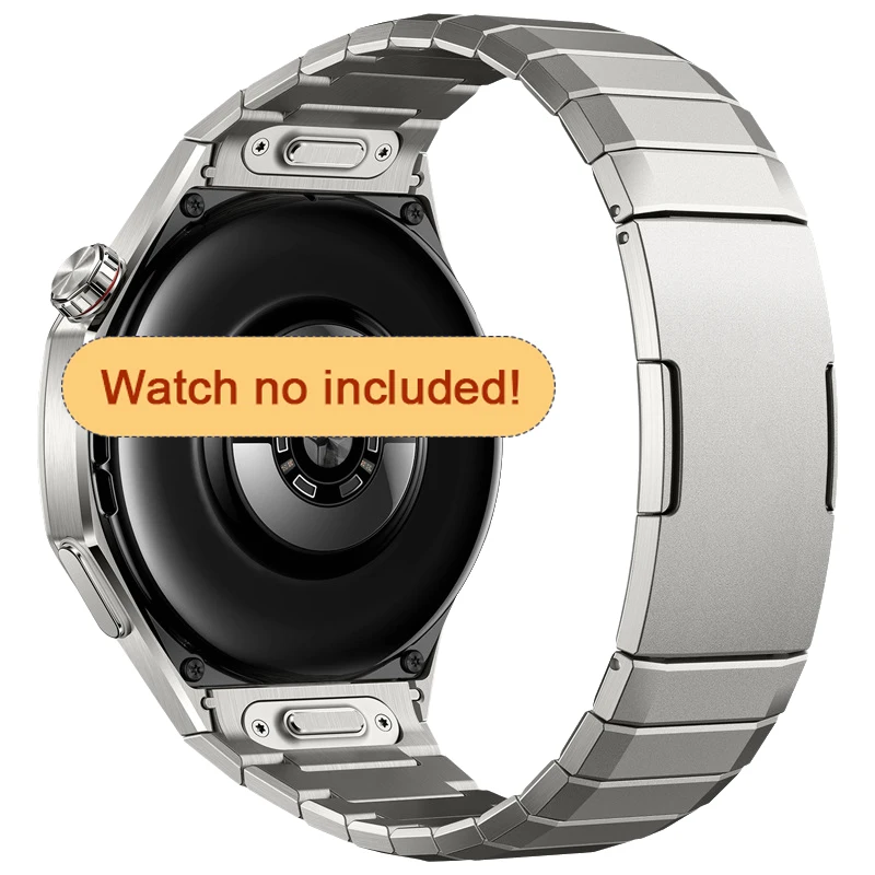 HUAWEI WATCH GT 5 Pro メタル Original No Gaps Luxury Titanium Strap for Huawei Watch GT 5 Pro
