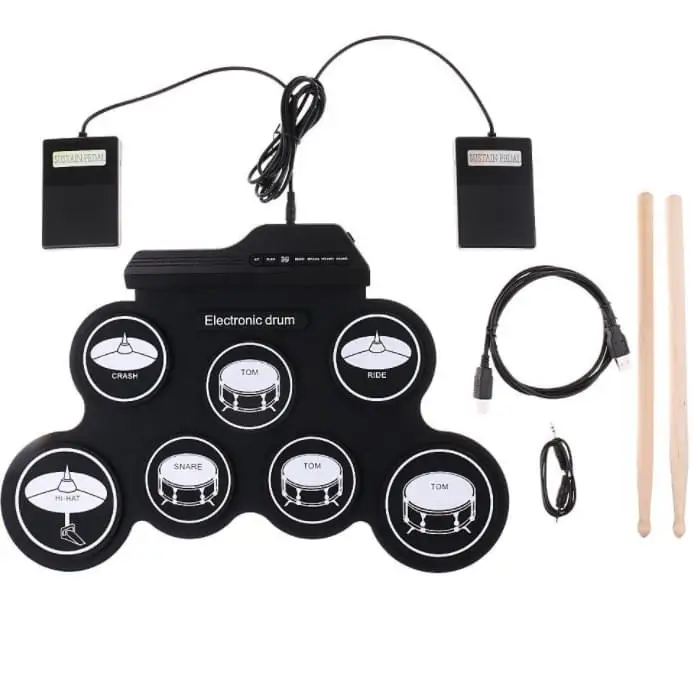 Non-toxic and harmless environmental protection silicone electronic digital drum electric electronic