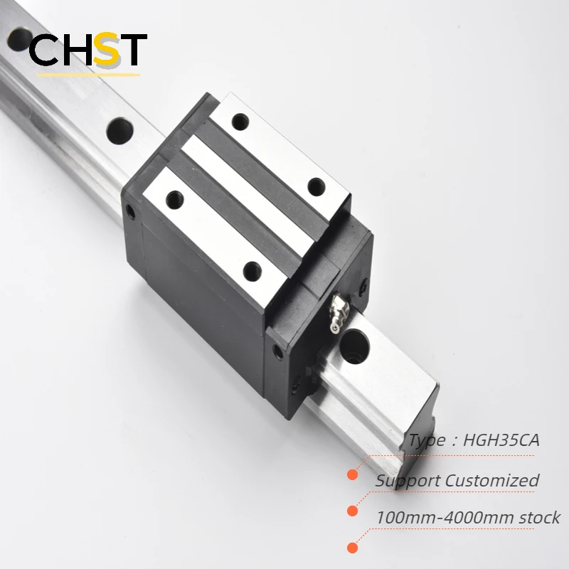 Guide Rail HGW35CA HGH35CA Heavy CNC Wooden Machinery Linear Guide Rail Block Customized Any Length 1000 1500 2000 2500 3000mm