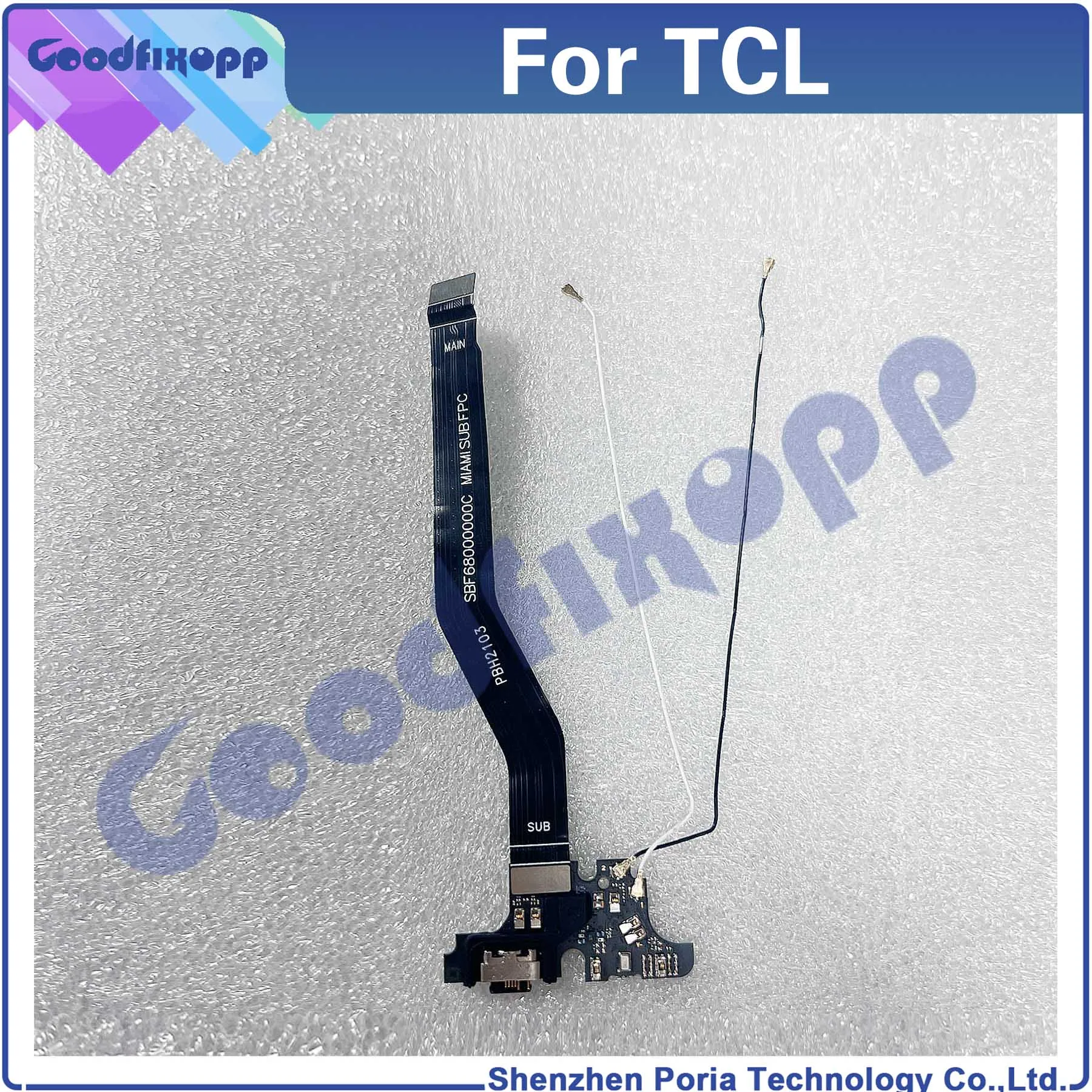 For TCL 20 Lite Plus 20L+ 20S T773O T775H T775B T774H T774B USB Charge Port Connector Charging Board Flex Cable Charger Dock