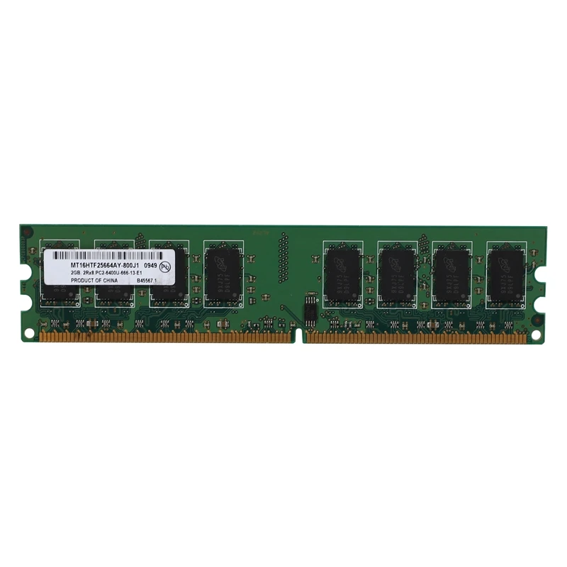 2GB Desktop DDR2 RAM Memory 800Mhz 2RX8 DIMM PC2-6400U High Performance For  AMD Motherboard