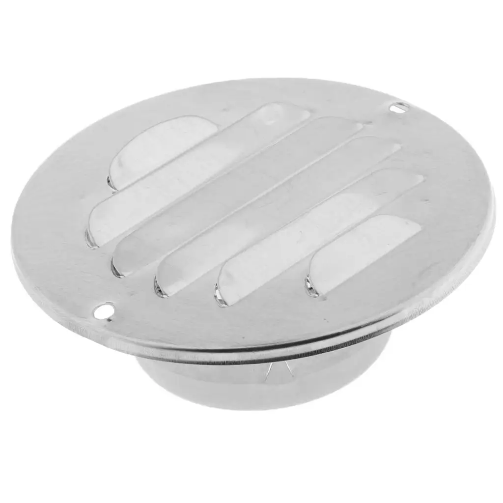 Stainless Steel Wall Vent Outlet Round Air Exhaust Grille Cover for Maintaining Indoor Outdoor Circulation