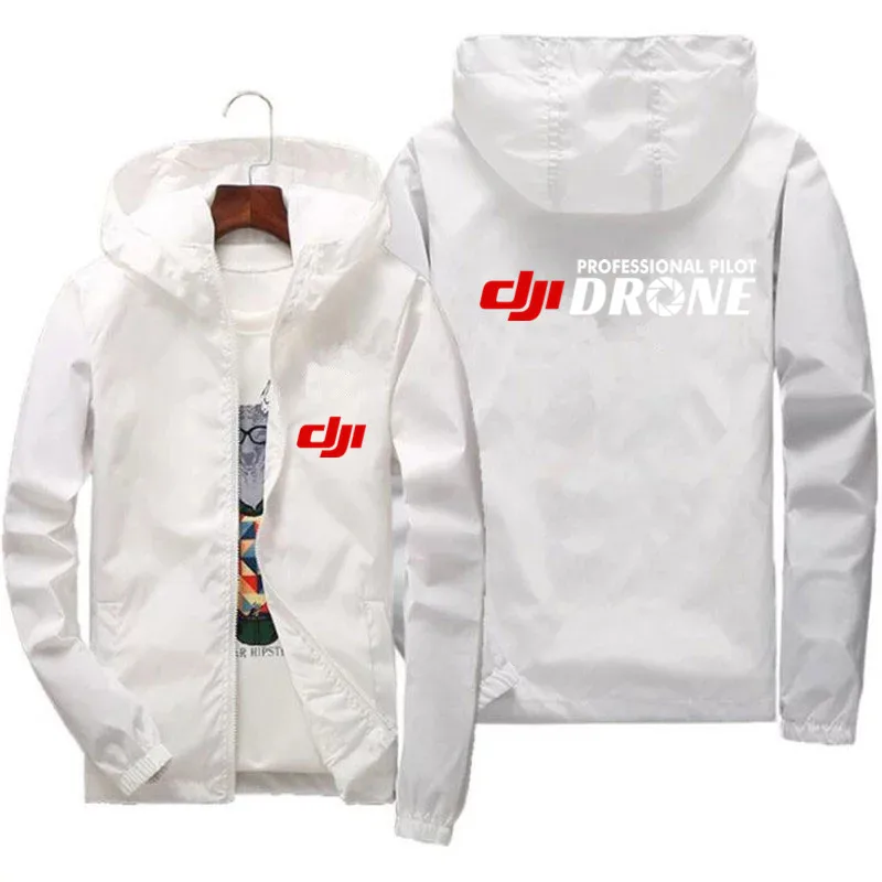 DJI Male Phantom Mavic Drone Pilot Jacket Autumn Men\'s Windproof Outdoor Adventure Jacket Fashion Casual Lightweight Windbreaker