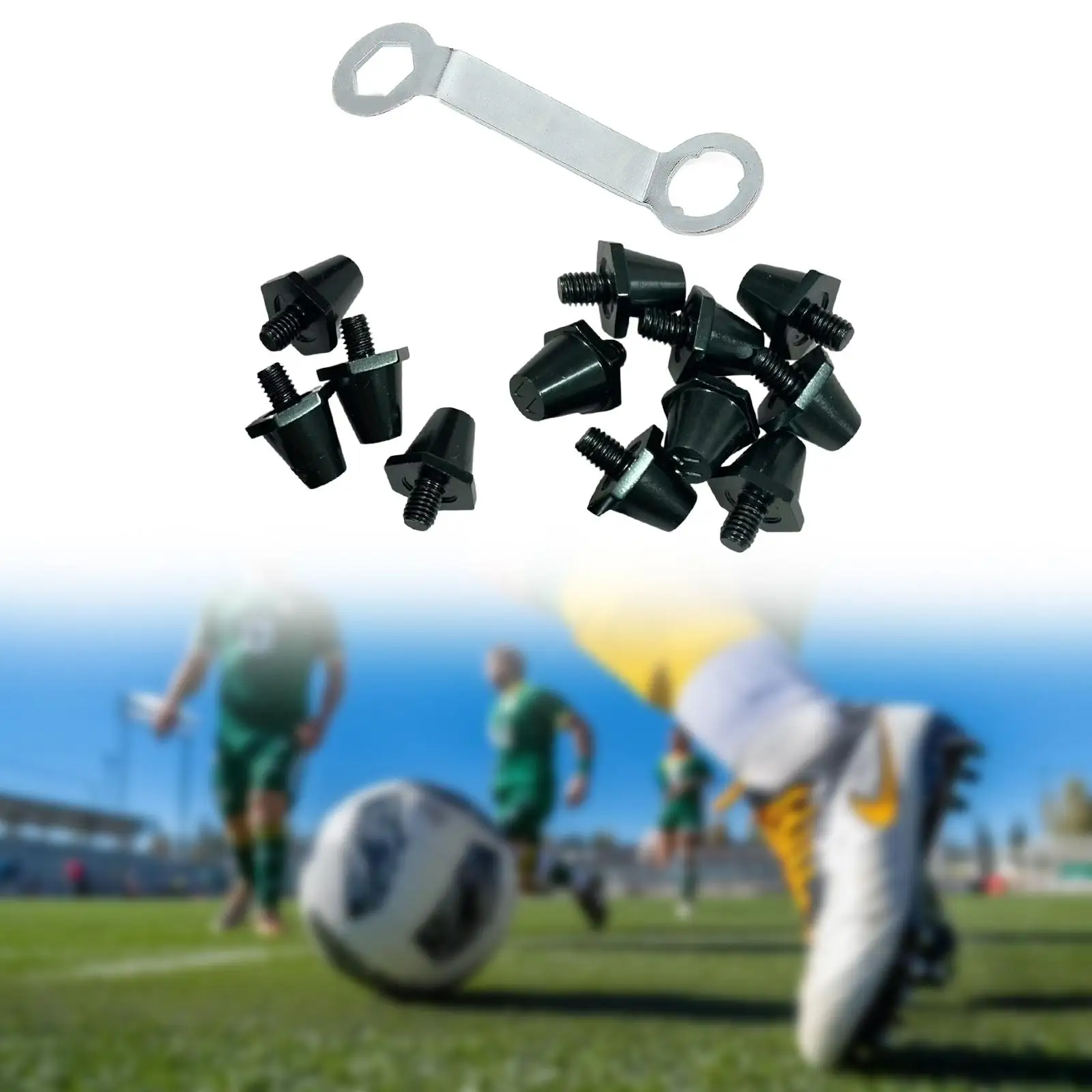 

12Pcs Football Boot Spikes Turf Rugby Shoes Studs Stable Replacement Studs