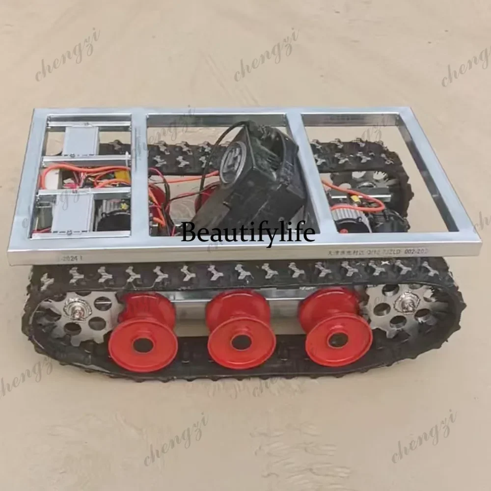 a55  Remote Control Electric Tracked Car All Terrain Crawler Transport Vehicle