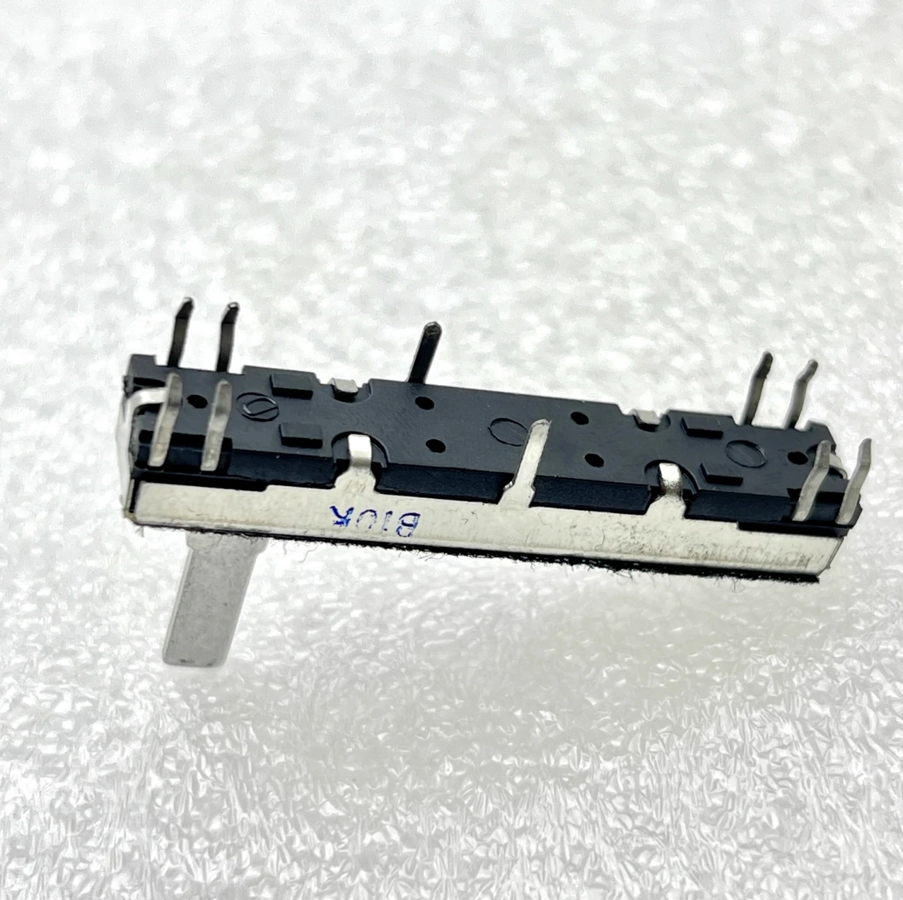 1 pcs 45mm Sliding Potentiometer Stereo Channel B10K Axis Length 15mm Sliding Stroke 30mm